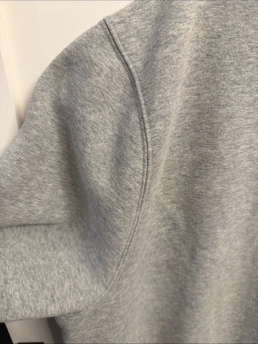 J. Crew Gray Crewneck Sweatshirt with Pointer Dog Motif